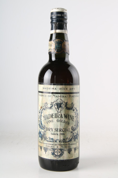 ADEGA EXPORTADORA DE VINHOS DE MADEIRA Fine Golden Dry Sercial Solera 1906