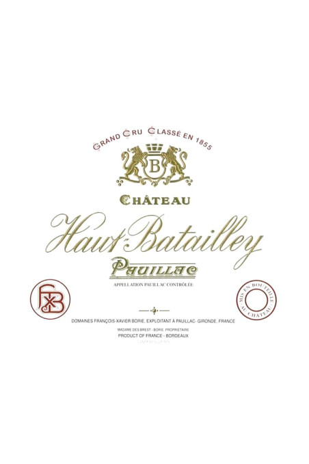 CHÂTEAU HAUT BATAILLEY 1968