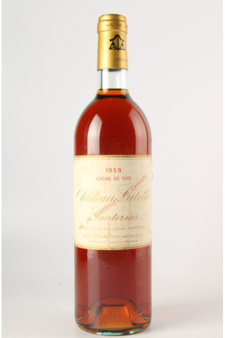 CHÂTEAU GILETTE Crème de Tête 1959