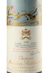 CHÂTEAU MOUTON ROTHSCHILD 1981