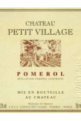 CHÂTEAU PETIT VILLAGE 1986