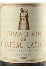 CHÂTEAU LATOUR 1981