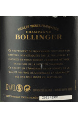 BOLLINGER Vieilles Vignes Françaises 2002