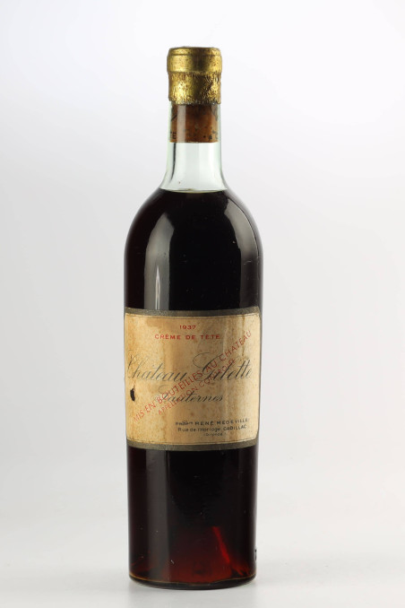 CHÂTEAU GILETTE Crème de Tête 1937
