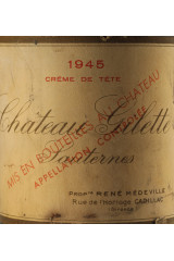 CHÂTEAU GILETTE Crème de tête 1945