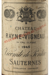 CHÂTEAU DE RAYNE VIGNEAU 1945