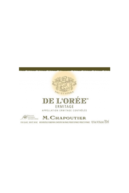 CHAPOUTIER De l'Orée Blanc 1995