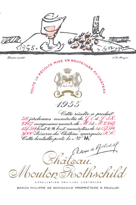 CHÂTEAU MOUTON ROTHSCHILD 1955