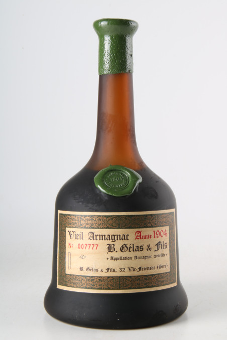 GELAS ET FILS Armagnac 1904